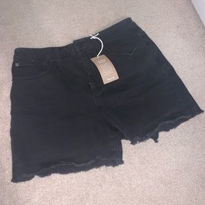 Madewell 30 dark wash curvy high rise denim shorts